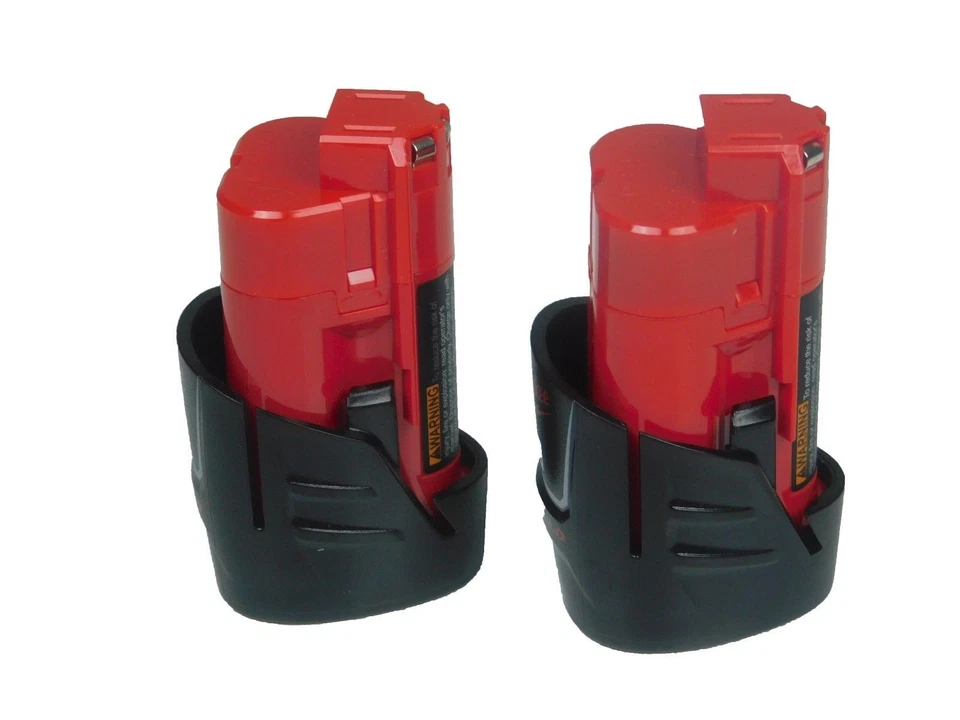 Auténticas baterías de iones de litio Milwaukee 48-11-2420 paquete de dos M12 12V 2,0 Ah Foto 3 de 4