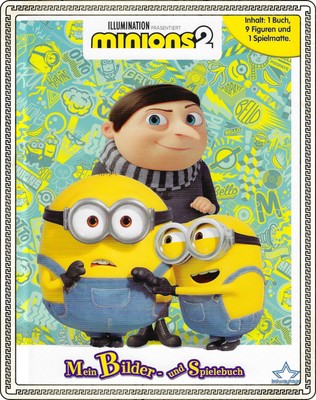   ILLUMINATION   Minions 2   Mein Bilder & Spielebuch mit 9 Figuren  