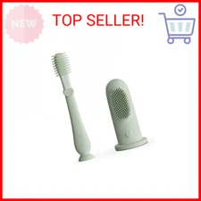 Moonkie Baby Finger Toothbrush Tongue Oral Cleaner Kit for 3 Months +, 2 Pcs (Mi