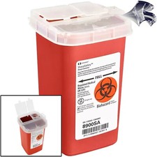 Biohazard Sharp Container 1qt