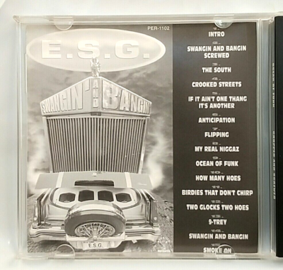 CD) E.S.G. ‎– Ocean Of Funk - Chopped And Screwed, PER-1102-2