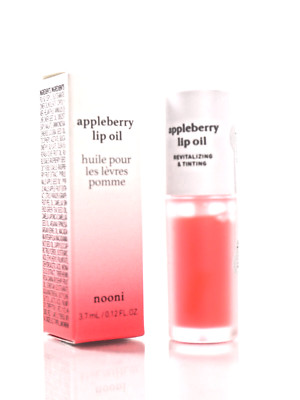 Nooni Appleberry Lip Oil Lip Balm/Treatments 3.7ml/0.12oz sealed. exp ...