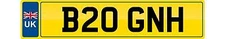 BROGAN H Private number plate cherished registration B20 GNH personal car reg