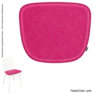 Eco Filz Kissen 23 mm geeignet für Vitra HAL tube wood  gepols. mit Antirutsch