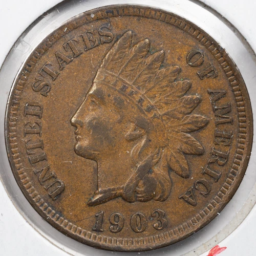 1903 Extremely Fine+ (XF+) Indian Head Penny Cent