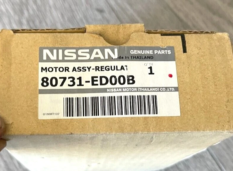 全新 | 2007 - 2012 年 尼桑 VERSA 左窗调节器电机,80731-ED00B,原始设备制造商 — 第 4/4 张图片