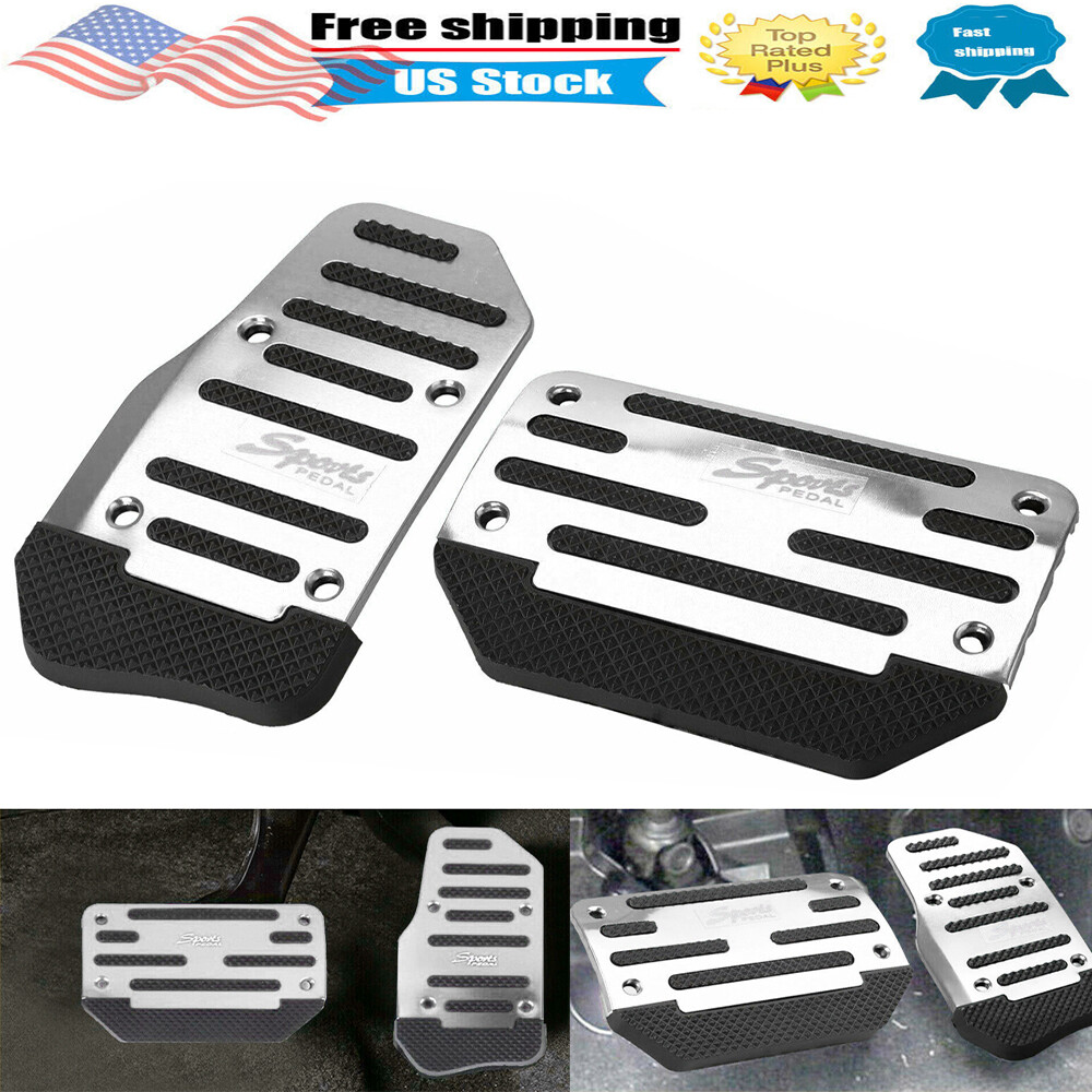 Non-Slip Universal Automatic Gas Brake Pedal Covers 2Pcs Car Accessories