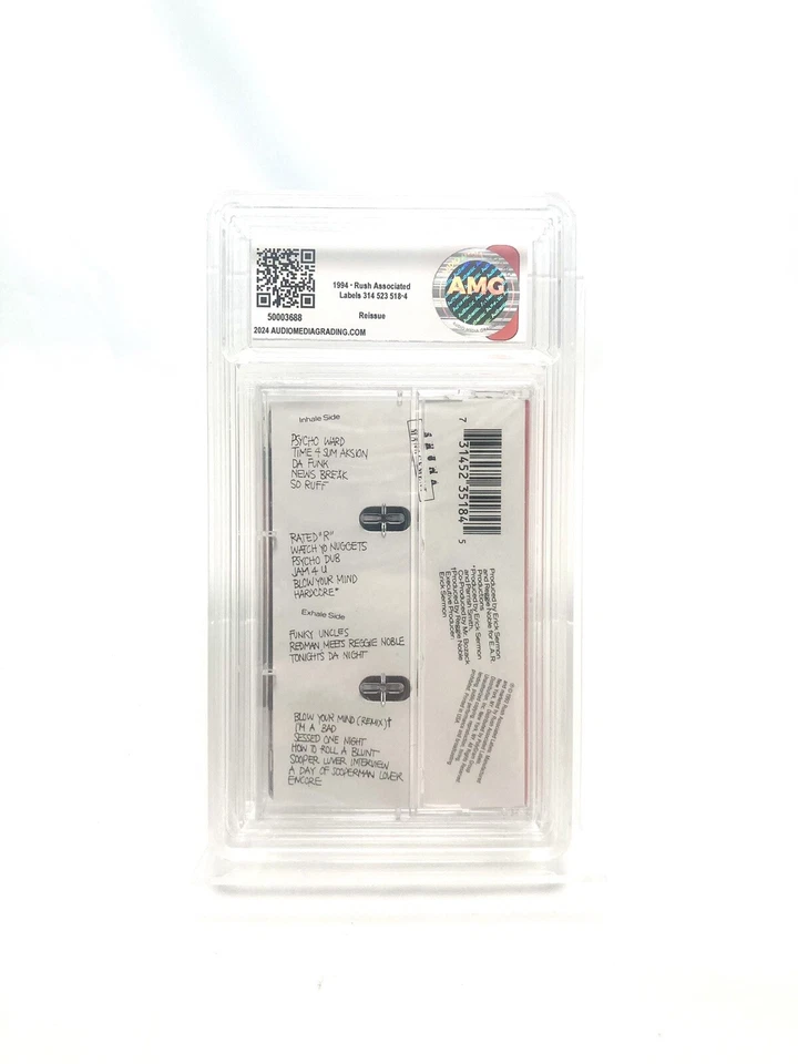 RARE 10! AMG Graded REDMAN WHUT? THEE ALBUM NEW SEALED-1992 Wu Tang Cassette Cd - Image 2 of 2