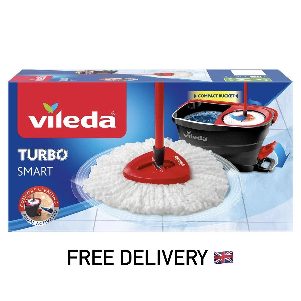 Vileda ultramat turbo pedal mop set 