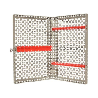 Hu-Friedy IM5103RAIL IMS Sterilization Cassette Small 10-Instrument Orange Rails