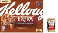 6X Kellogg's Extra Barretta Al Cacao Kakao- Und Haselnusscreme 105G+Polpa 400G