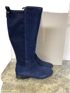 marc fisher wide calf leather tall shaft boots