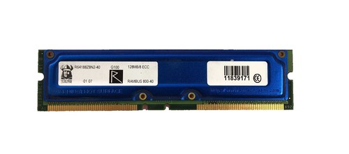 1GB 2 x 512MB RD Desktop Modules 1066 32 RDram 533 184pin 184-pin