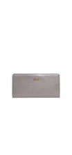 COACH Womens Skinny Continental Leather Wallet Mini Bags Defected