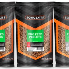 Sonubaits Pro Feed Pellets 900g - All Sizes -Carp Coarse Fishing Sinking Pellets