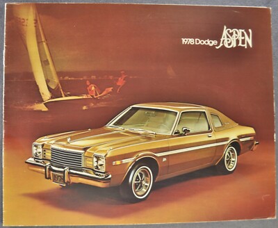 1978 Dodge Aspen Brochure Sedan SE R/T Super Coupe Wagon Excellent