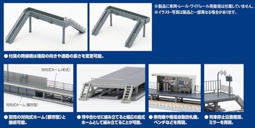 TOMIX Ngauge OneSided Platform Set Girder Style KitType 4299 ModelTrain Supplies - Afbeelding 5 van 7