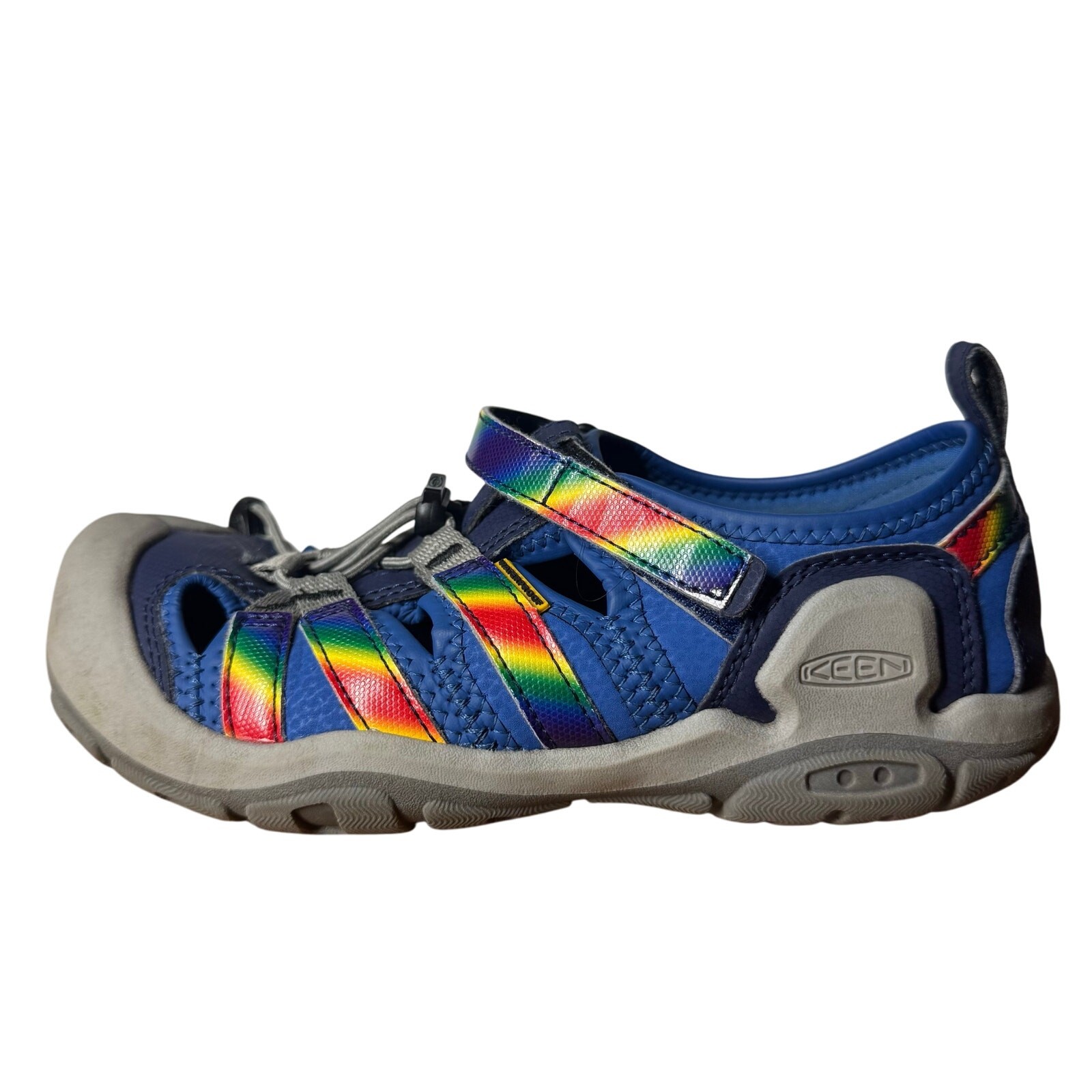 Sandalo Keen bambino taglia 3 blu Rainbow Creek casual campeggio scarpa acqua spiaggia escursione