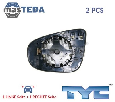 337-0171-1 AUßENSPIEGEL SPIEGELGLAS PAAR TYC 2PCS NEU OE QUALITÄT