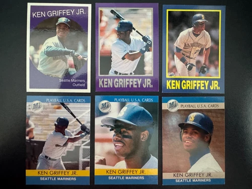 1991 Dealer Oddball Vintage - KEN GRIFFEY JR - 6 Card Lot Mariners MLB HOF 1217