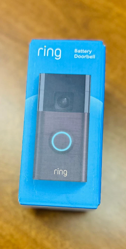 Timbre Ring Batería Vista Completa HD Veneciano Bronce Cabeza a Puntera Video 2 Vías Hablar Foto 2 de 4