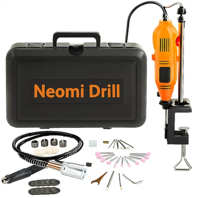 NEOMI 135W Drill Tool Set Corded Power Rotary Multi Tool Kit with Dremel Compatible