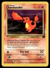 Charmander Common Unlimited Team Rocket 50/82 MP Pokémon TCG