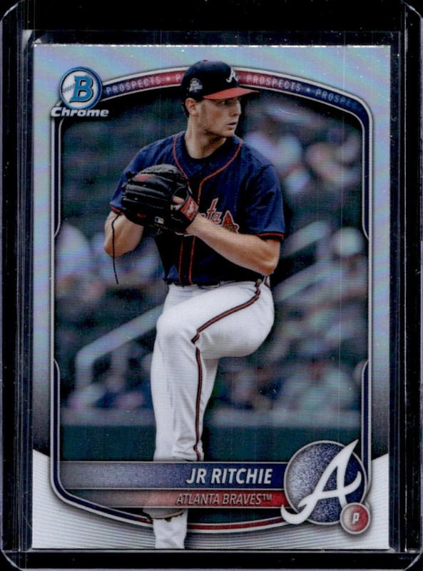 2025 Bowman Draft JR Ritchie Chrome Refractor #BDC-199 Braves