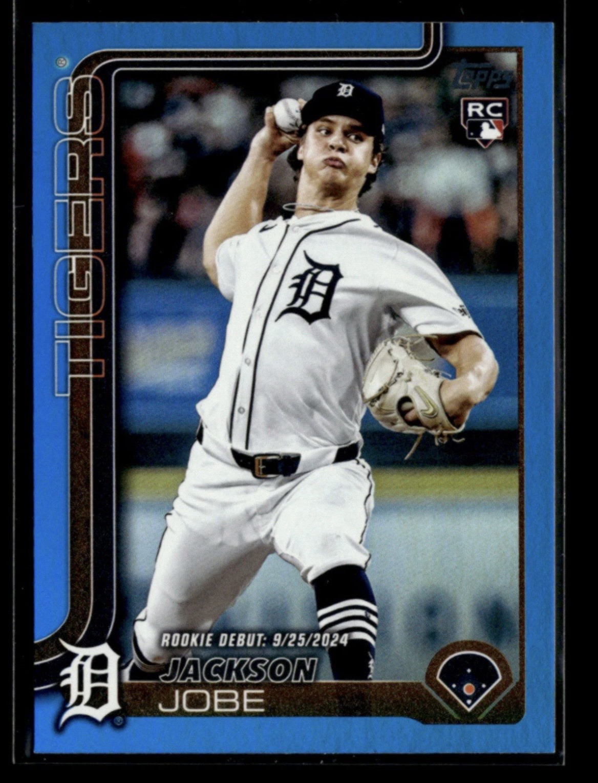 2025 Topps Update Blue Rainbow Jackson Jobe RC /150 Detroit Tigers #US193