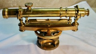 ANTIQUE SURVEYING BRASS KEUFFEL TRANSIST 1910