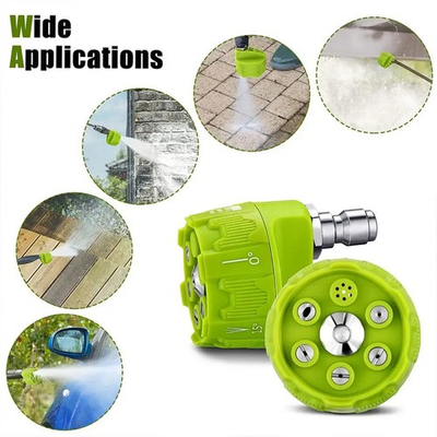#ad 6 In 1 Adjustable Spray Nozzle For Pressure Washer Fits Simpson C raftsman Green $14.26