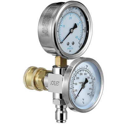 #ad JOEJET Pressure Washer Gauge Temp and Pres Gauge $46.15