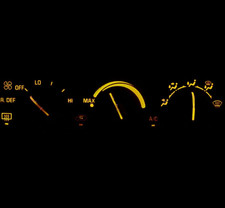 Yellow Led Kit For Chevy Silverado Tahoe Suburban Gmc 1995-99 Climate Ac Heater