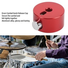 Drum Cymbal Quick Release Cap Aluminum Alloy Cymbal Nut Fixing Buckle Compatible