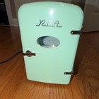 RCA Retro Style Tabletop Mini Fridge Mint Single Door Manual Defrost 10.6" — photo 2