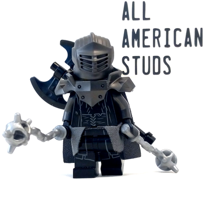 #ad #ad LEGO Castle Black Frightening Knight Minifigure Rogue Evil Displacer Paladin $39.92