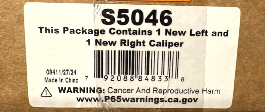 Pinza de freno trasera Power Stop Performance S5046 roja con recubrimiento en polvo Jeep Wranger Foto 3 de 4