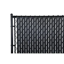 M-D 6 Ft. Privacy Fence Slat Black