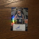 jose alvarado 2023-24 Panini Select Signature Selections Autograph Silver Prizm