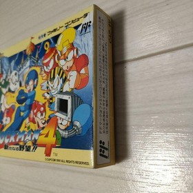 Rockman 4 New Ambition Famicom Capcom action game CAP-4V 8-bit