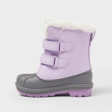 Cat Jack Toddler Denver Waterproof Snow Boots Purple 5 NWT