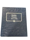 Album of 33 Buffalo Nickel coins - 1913 T1&2, 14-S included and more