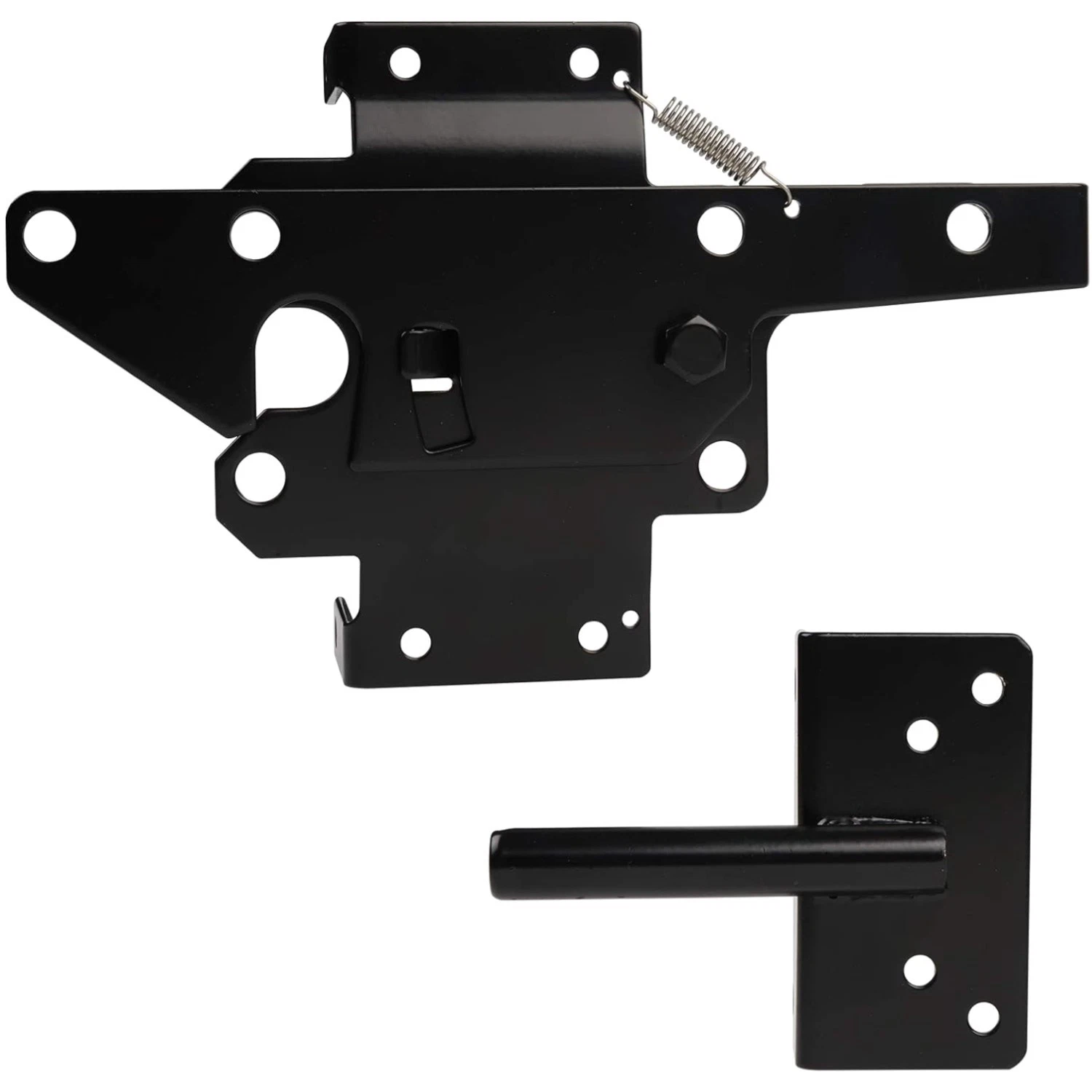 Black Finish Gate Lock for Wood/Vinyl Fence