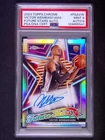 2023-24 Topps Chrome Victor Wembanyama RC Rookie Future Stars Auto 8/PSA 9