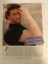 Jean Claude Van Damme Vintage Magazine Article One Page ART4