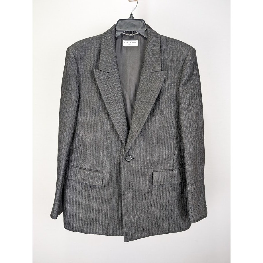 Blazer Saint Laurent Paris nero nuovo con etichetta 52