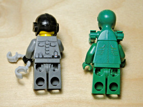 Lego Frenzy Alien & Officer Space Police Gold Heist 5971 Minifigures Lot