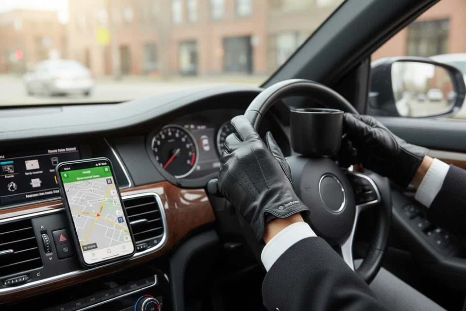 Guantes Isotoner Hombre Talla Grande 100% Cuero Tocables Compatible $90 Foto 3 de 4