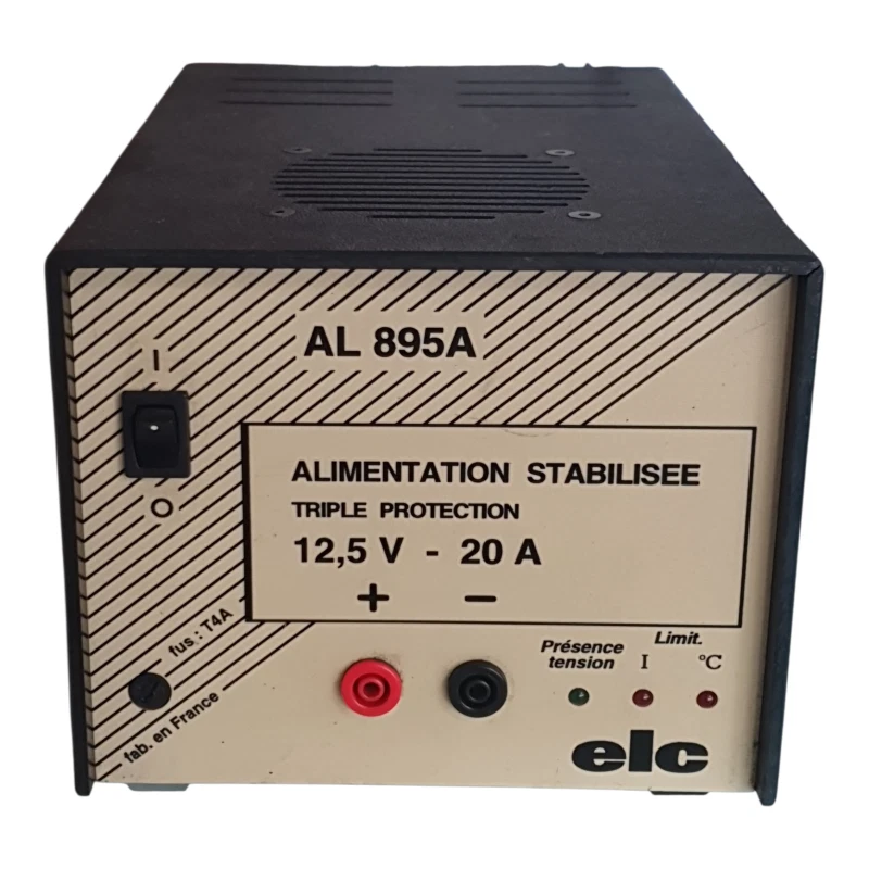 ELC AL 895A Stabilisiertes Netzteil 12,5V - 20A - Bild 2 von 4