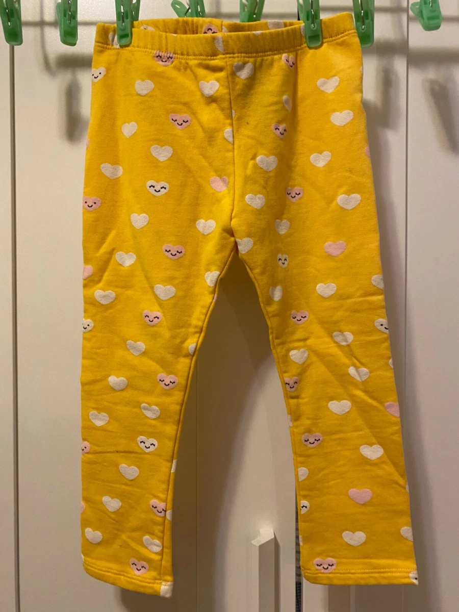Toddler girl top yellow leggings